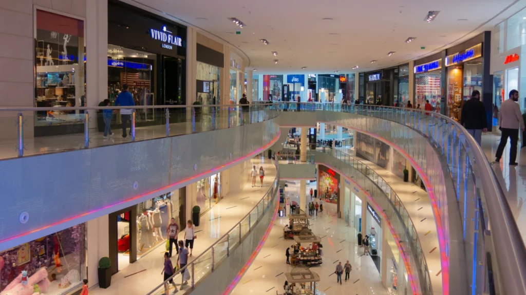 Licensing services Business in a mall