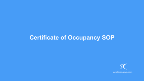 Image with Certificate of Occupancy SOP text